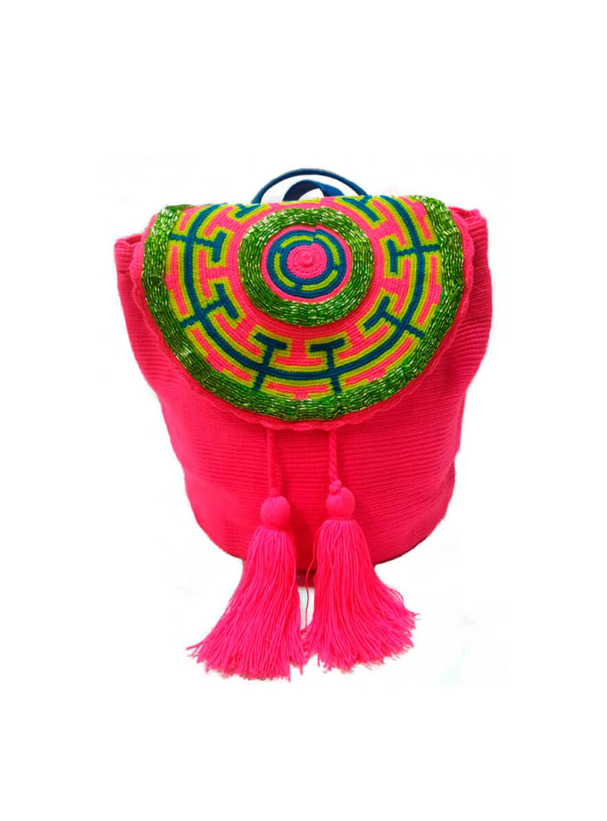 Morral wayuu decorado